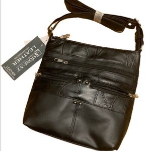 NWT Leather Crossbody Bag